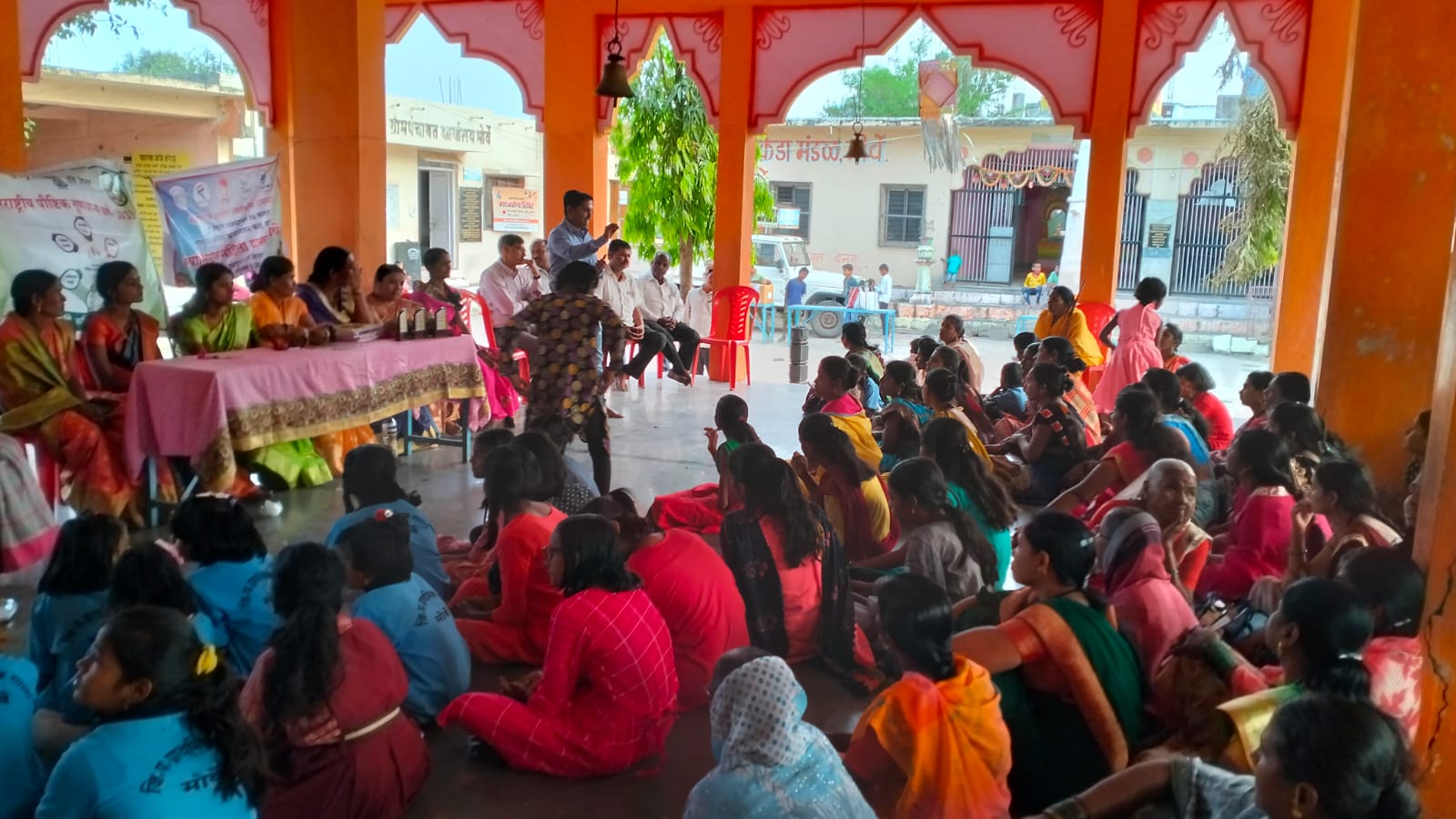 आंतरराष्ट्रीय पौष्टीक तृणधान्य वर्ष २०२३ अंतर्गत मौजे-मोर्वे ता खंडाळा  जि सातारा येथे महिलादिनाचे औचित्य साधून महिला मेळावा व पौष्टिक तृणधान्याची जनजागृती कार्यक्रमाचे आयोजन