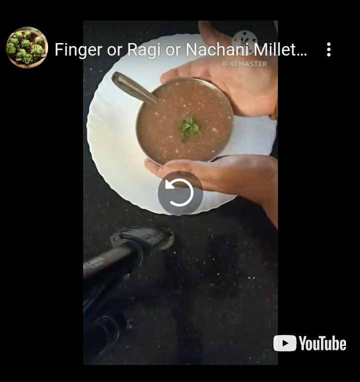 Finger or Ragi or Nachani Millet ambil recipe.
