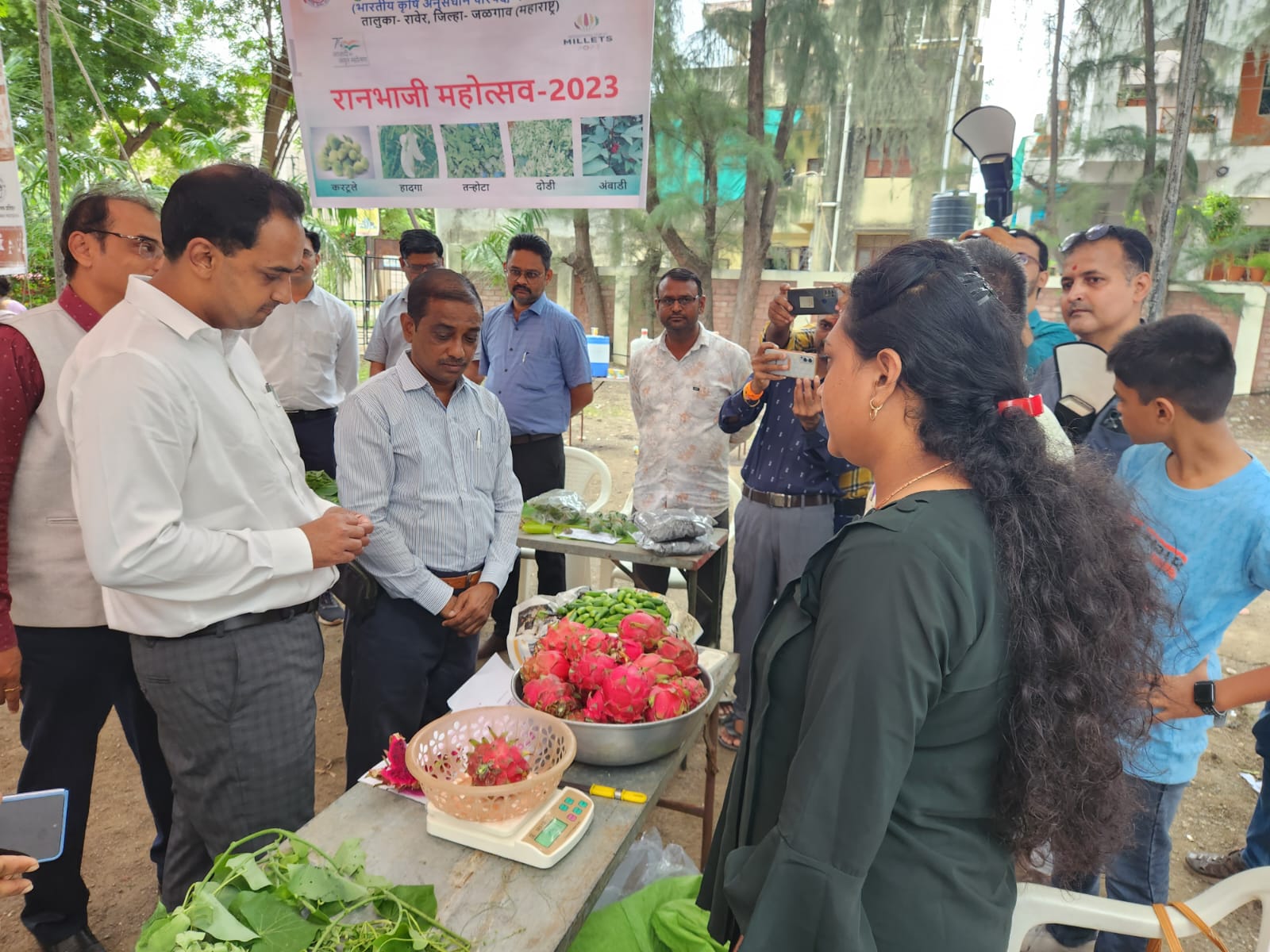 रानभाजी महोत्सव आणि पौष्टिक तृणधान्य जनजागृती….